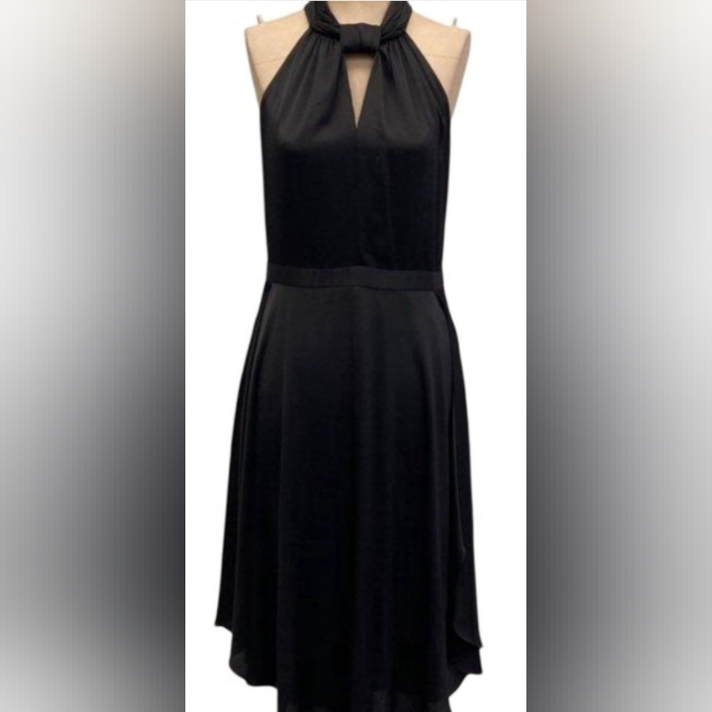RACHEL ROY HALTER KEYHOLE LBD DRESS 10